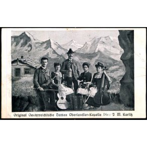 Orginal esterreichische Damen Oberlandler - Kapelle - u/n -  Ubrugt