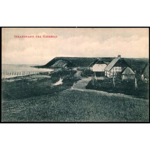 Strandparti fra Gjerrild - J.J.N. 2151 - Ubrugt