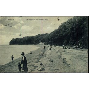 Aarhus - Strandparti ved �rnereden  - J.J.N. 5874 - Brugt