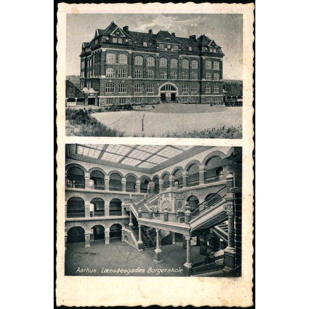 Aarhus - L�ss�gades Borgerskole - J.J.N. 121252 - Brugt