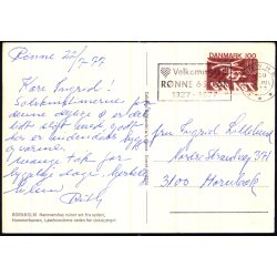 Bornholm - Hammershus Ruiner set fra sydst - Colbergs Bogh. 8226 - Brugt