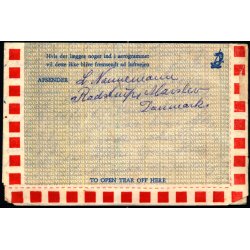 Luftpost Brev fra Danmark til Paris - Frankrig - 17 - 9 - 51