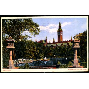 Kbenhavn - Raadhuset set fra Tivoli - Rudolf Olsen 217