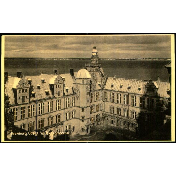 Kronborg - Udsigt fra Telegraftaarnet - Kai Brammers Bogh. 79386 - Ubrugt