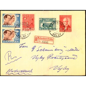 Rekomanderet Brev til Vejby Prstegaard  13 - 12 - 47