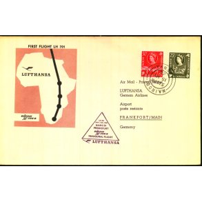 Luftpost Brev fra Kenya til Tyskland - 15 - 5 - 62