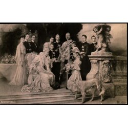 Kaiser Wilhelm II med Familie - u/n - Brugt
