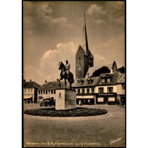 Nakskov - Chr. X Rytterstatue - Stender N. 1001 K - Ubrugt