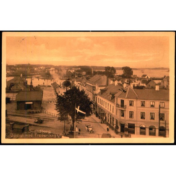 Svendborg - Udsigt mod Frederiksgade - Stender 33541 - Brugt