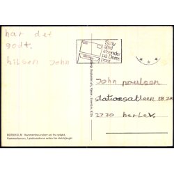 Bornholm - Hammershus Ruiner set fra sydst - Colbergs Bogh. 8226 - Brugt