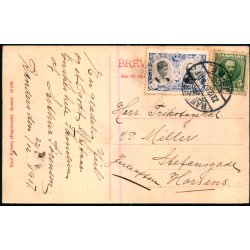Randers i Sne - Gl�delig Jul - Papirhuset 12146 - Brugt - Julem�rke 1908 !