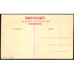 Randers - Gaardinteri�r fra Br�dregade - W.K.F. 1383 - Ubrugt