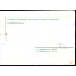 Adressekort med Postopkrvning - 2x8 kr. Rigsvben  8 - 7- 79