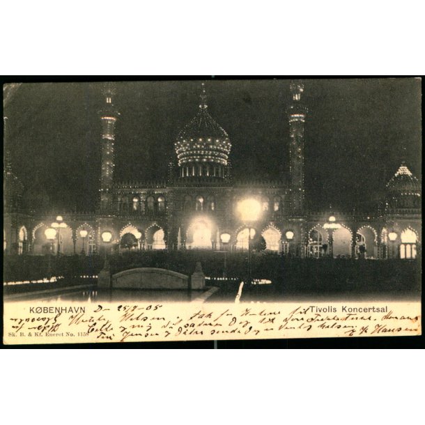 Kbenhavn - Tivolis Koncertsal - Sk.B. &amp; Kf. 1158
