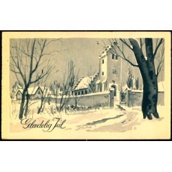 Julemrke 1951 p Postkort