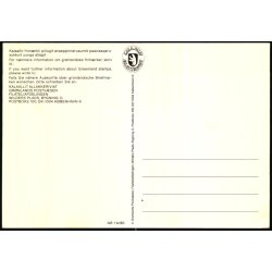 Grnlands Postvsens nye Vben  - Grnlands Post 1A/90 - Ubrugt