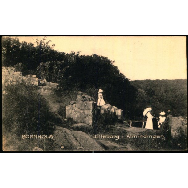 Bornholm - Lilleborg i Almindingen - F. Srensens Bogh. 250 - Brugt