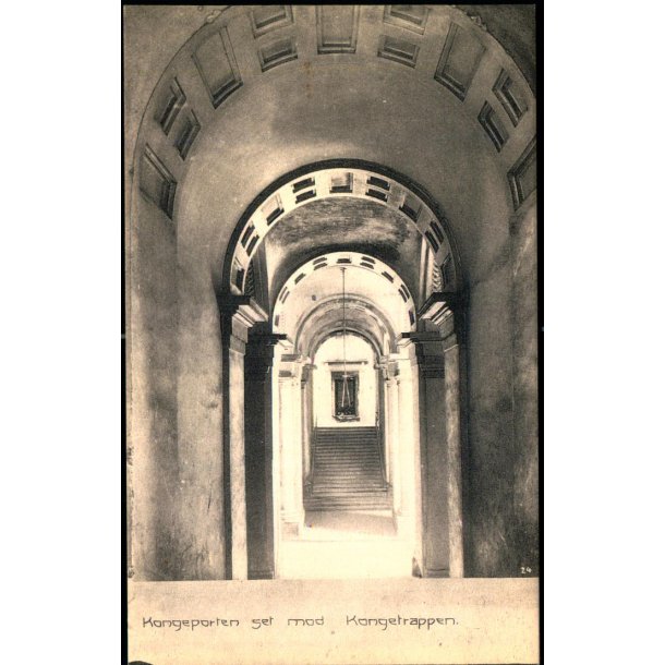 Kongeporten set mod Kongetrappen - Christiansborg Slots Ruiner - Nr. 20 C.F.