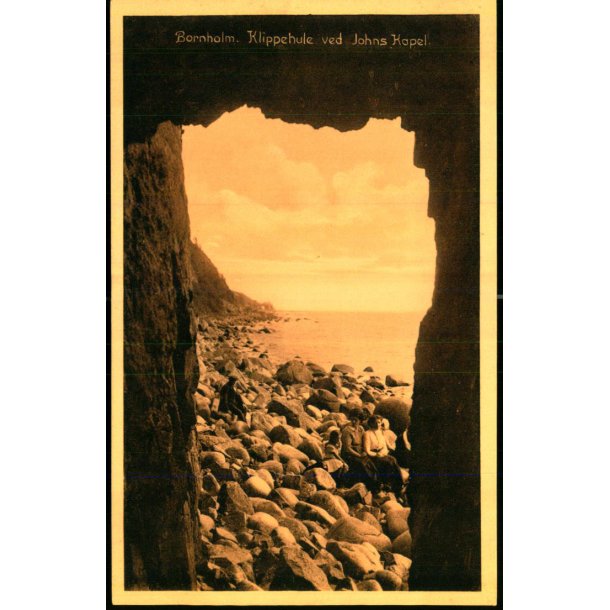 Bornholm - Klippehule ved Johns Kapel - Frits Srensen 2550 - Ubrugt