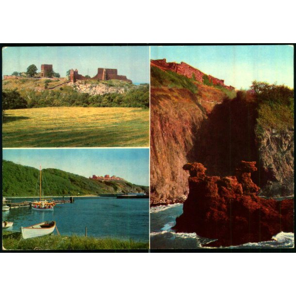 Bornholm - Hammershus Ruiner set fra sydst - Colbergs Bogh. 8226 - Brugt