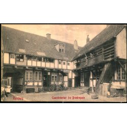 Randers - Gaardinteri�r fra Br�dregade - W.K.F. 1383 - Ubrugt