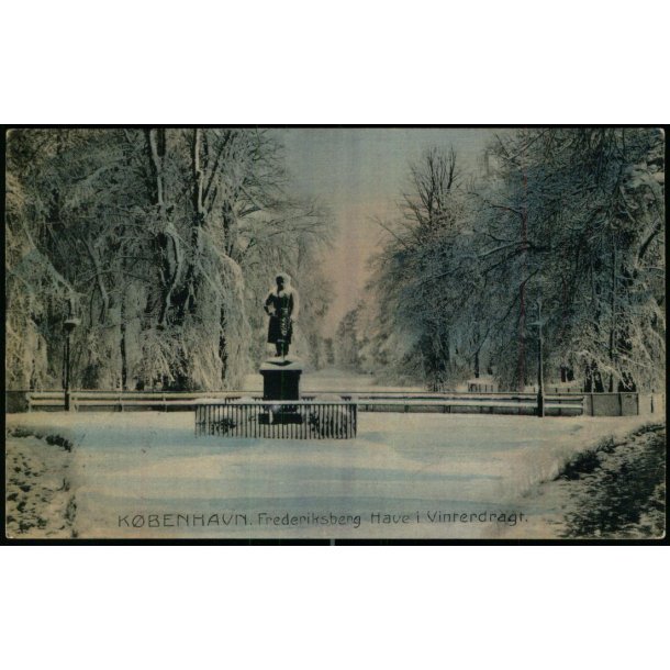 Kbenhavn - Frederiksberg Have i Vinterdragt - Stender 9128 - Brugt