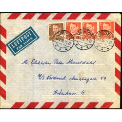 Luftpostbrev til Kbenhavn K - 18 - 9- 56