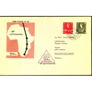 Luftpost Brev fra Kenya til Tyskland - 15 - 5 - 62