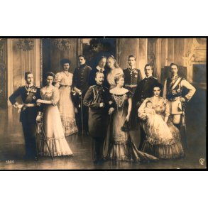 Kaiser Wilhelm II med Familie - u/n - Ubrugt