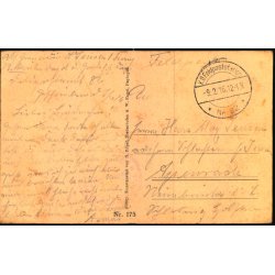 Feldpost - K.D. Feldpost  9 - 2  -16 - Til Apenrade - Billedside : Westilicher Krigsschaupladz
