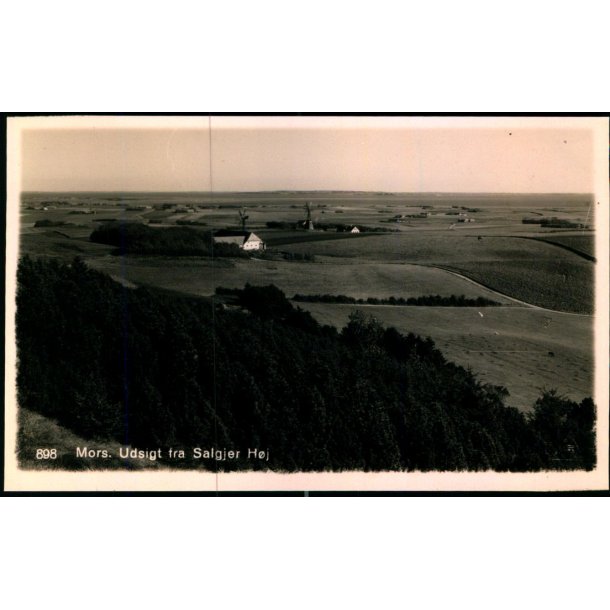 Mors - Udsigt fra Salgler H�j - Leonar 898 - Ubrugt