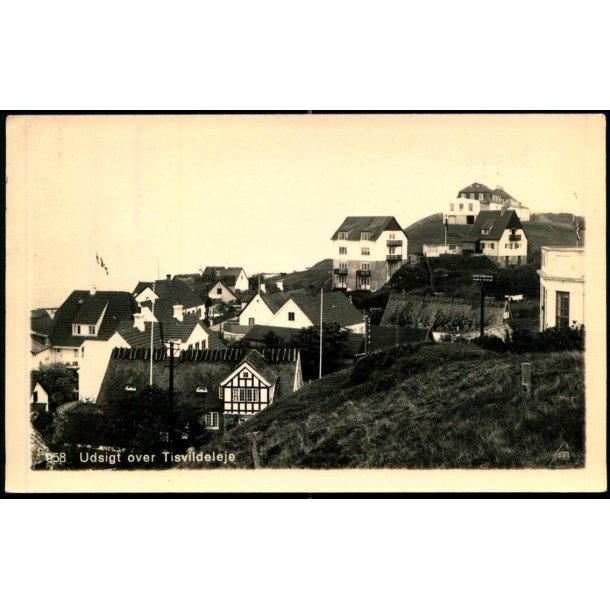 Udsigt over Tisvildeleje - Fotokort Pors 958 - Brugt