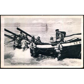 Skagen - Redningsbaaden gaar ud -  Einer Nielsens Bogh. 66148 - Brugt