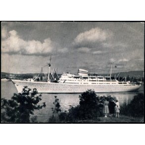 Skib - Kartonkort u/n - Ubrugt