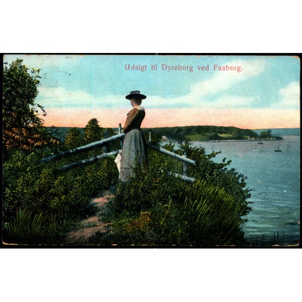 Udsigt til Dyreborg ved Faaborg - Alex Vincent 83 - Brugt