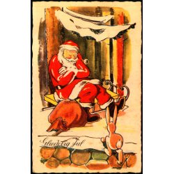 Julemrke 1950 Kirkens Korshr  p Postkort