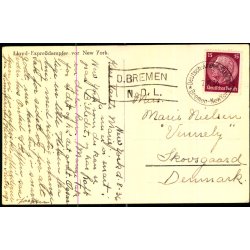 Lloyd - Experssdampfer vor New York - Fotokort u/n - Brugt - 