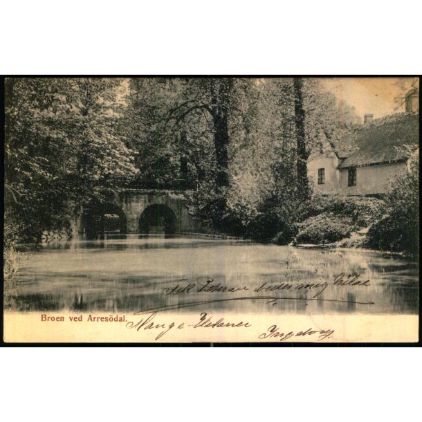 Broen ved Arres�dal - A. Jensens Bogh. u/n - Brugt