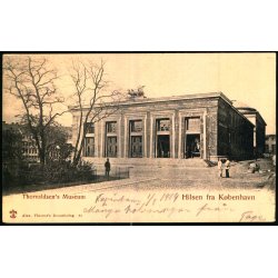 Hilsen fra K�benhavn - Thorvaldsens Museum - A. Vincent 51 - Brugt