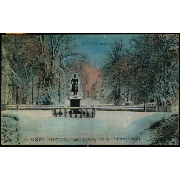 Kbenhavn - Frederiksberg Have i Vinterdragt - Stender 9128 - Brugt
