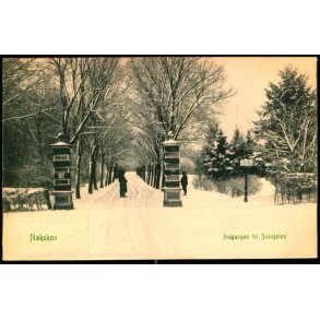 Nakskov - Indgang til Svinglen - Th.�bergs Bogh. u/n - Ubrugt