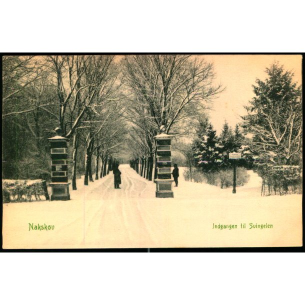 Nakskov - Indgang til Svinglen - Th.�bergs Bogh. u/n - Ubrugt