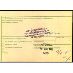 Adressekort fra Snders - Vrdipakke + R.  - Efterporto 2 kr. - 10 og 2 kr. Rigsvben 2x2kr Motiv 