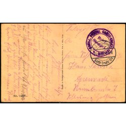 Feldpost - K.D. Feldpostxped.   23 -2 -16 - Til Apenrade - Billedside :  Longuyon