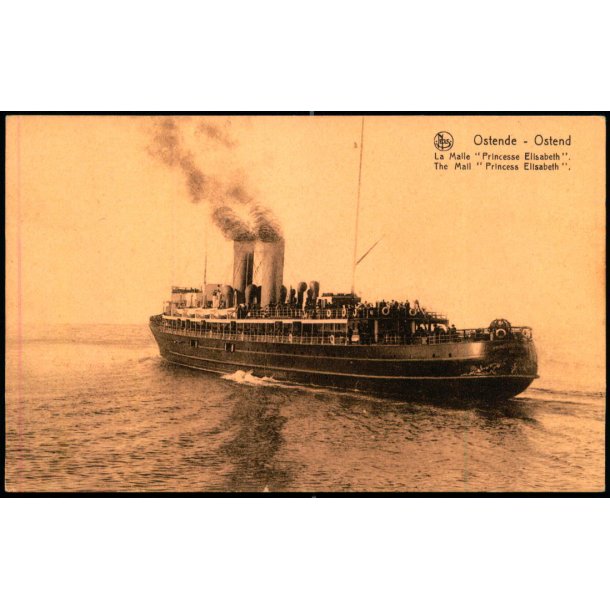 "PRINCESS ELISABETH" - Ostende - Tempeire u/n - Ubrugt