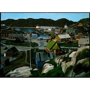 Kirke og havn - Frederikshb - JWB Repro u/n - Ubrugt