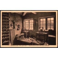 K�bstadsmuseet - Den gamle By - Haandv�rkermuseet:Skomagerv�rksted - Chr. Pedersen 80 - Ubrugt