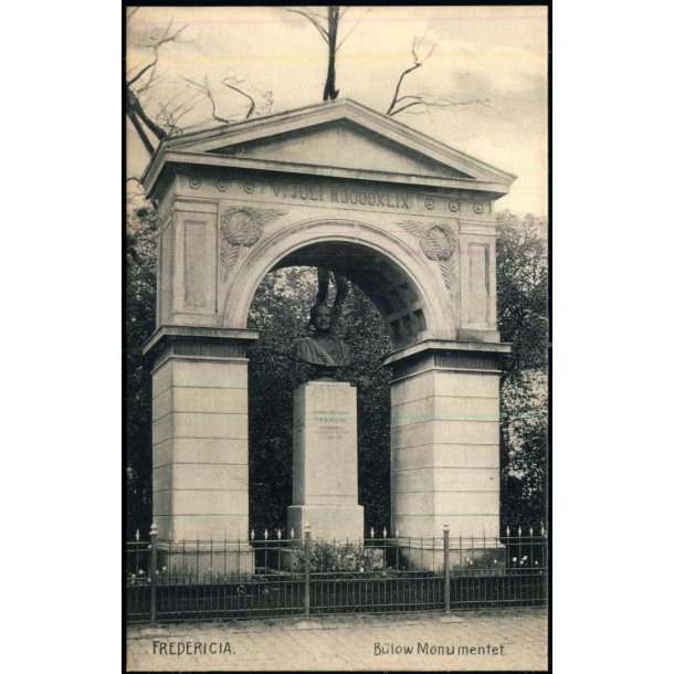 Fredericia - B�lows Monument - C. St. 1712 - Ubrugt