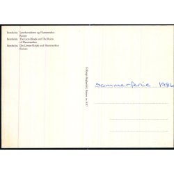 Bornholm - Lvehovederne og Hammershus Ruiner - Colbergs Bogh. 8217 - Ubrugt