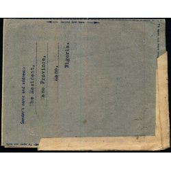 Luftpost Brev fra Nigeria til England -24 - 7 - 1947